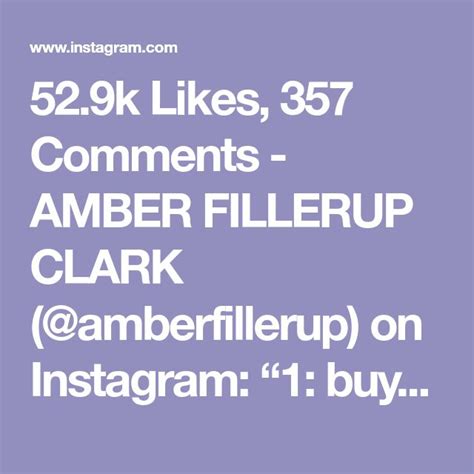 K Likes Comments Amber Fillerup Clark Amberfillerup On