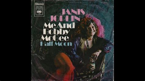 Me And Bobby McGee Janis Joplin 1971 YouTube