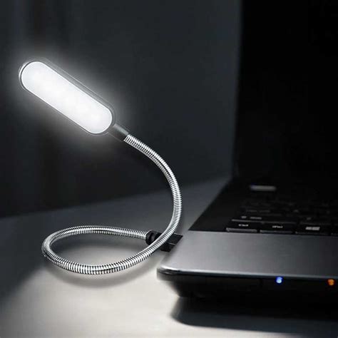 Aamasun Lampu Baca Mini Led Reading Lamp Flexible Usb Plug 5v Cool