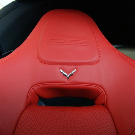 C7 Corvette Stingray Z06 Grand Sport 2014 Crossed Flags Seat