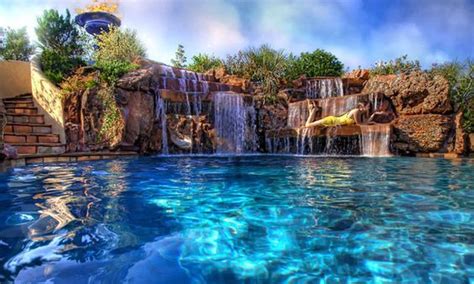 Image Result For Luxury Indoor Pools With Waterfalls Swimming Pools