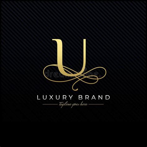 Initial U Luxury Letter Logo Design Elegance Wedding Initial Monogram