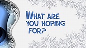 December 6, 2020 | Preteen | What are you hoping for? - YouTube