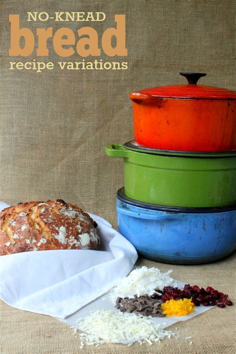 No Knead Bread Variations Recipe