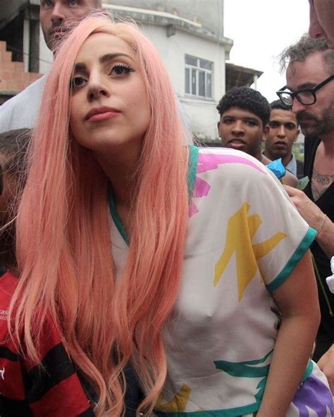 Im Devastated Lady Gaga Images Lady Gaga Pictures Peach Hair Pink