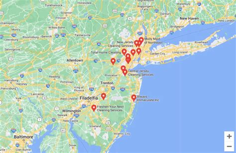 Servicios De Limpieza En New Jersey Mapa Buscador Cerca De Ti