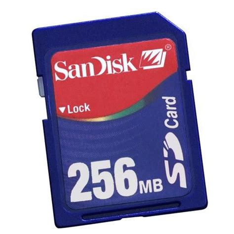 Sandisk Secure Digital Sd Card 256mb Tvs And Electronics Computers