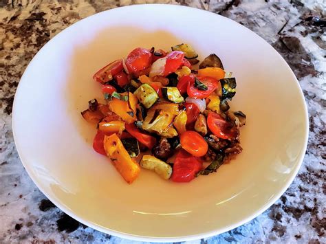 Roasted Ratatouille Vegetables Cuisine With Me