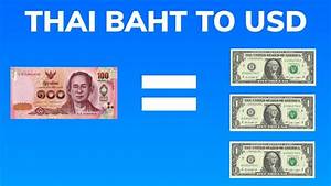 Exchange Rate For Us Dollar To Thai Baht Dollar Poster