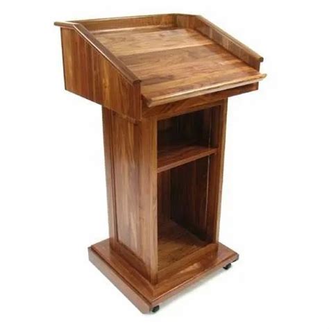 Mdf Brown Wooden Podium For Office At Rs 8000 In New Delhi Id
