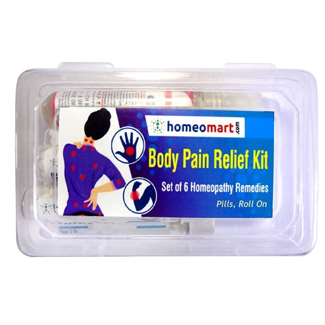 Homeopathy Body Pain Relief Kit With Rhus Tox Symph Off Apis Mel