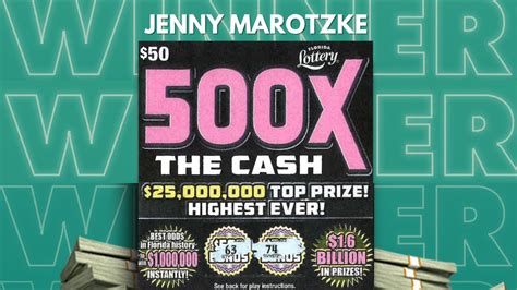 Woman Wins 1 Million Playing 500x The Cash Scratch Off Game Wpec