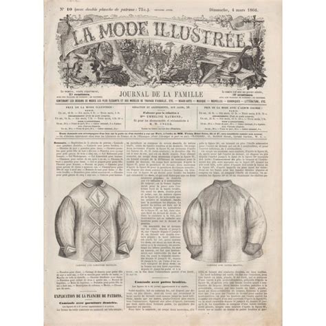 Complete Magazine La Mode Illustree 1866 N10