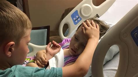 Photo Shows Brother Saying Goodbye To Sister With Dipg