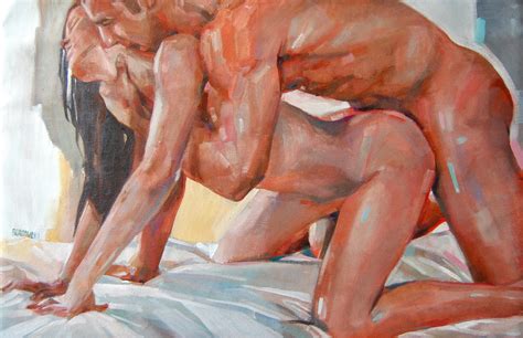 Sex Art Sensual Modern Ar Oil Painting Original Erotic Art Sex Etsy