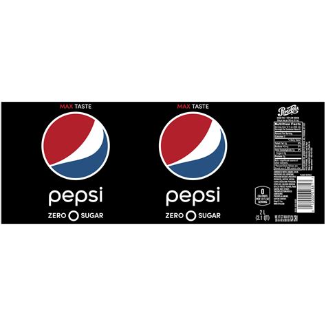 Pepsi Max Food Label Food Ideas