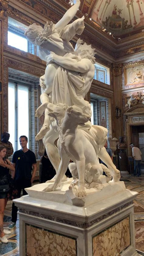 Pluto And Persephone Marble Sculpture Bernini Borghese Gallery