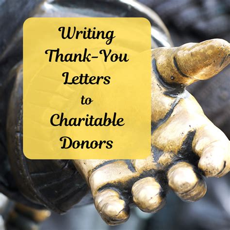 How To Write A Thank You Letter After Receiving A Donation Holidappy