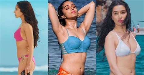 25 Hot Photos Of Shraddha Kapoor In Bikini Swimsuit Sports Bra Bralettes And Sexy Outfits
