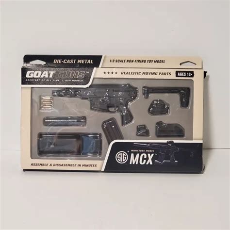 Goatguns Miniature Sig Mcx Rifle 13 Scale Die Cast Model Replica Toy