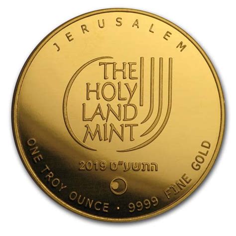 Buy 2019 1 Oz Gold Round Holy Land Mint Dove Of Peace Prooflike Apmex