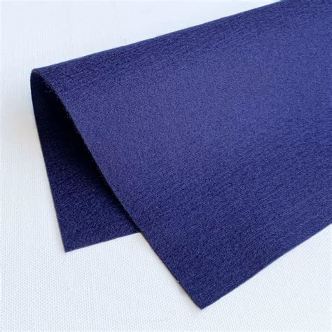 Navy Blue Merino Wool Felt — Love Safiya Craft Supplies
