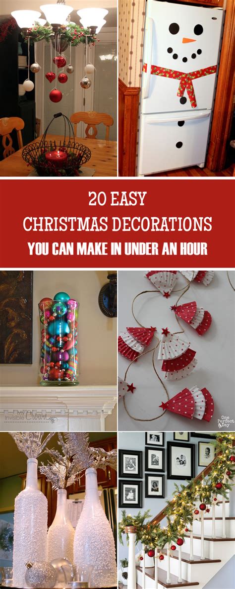 20 Easy Diy Christmas Decorations You Can Make In Under An Hour