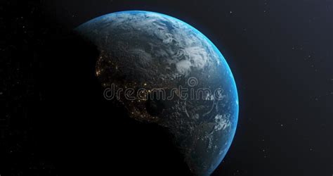 Earth Globe In Space Climate Change Concept World Globe Motion