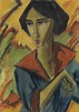 Karl Schmidt-Rottluff (1884-1976) , Mädchen mit rotem Kragen | Christie's