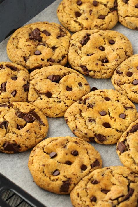 Vegan Chocolate Chip Cookies That Are Soft Chewy Slightly Crunchy