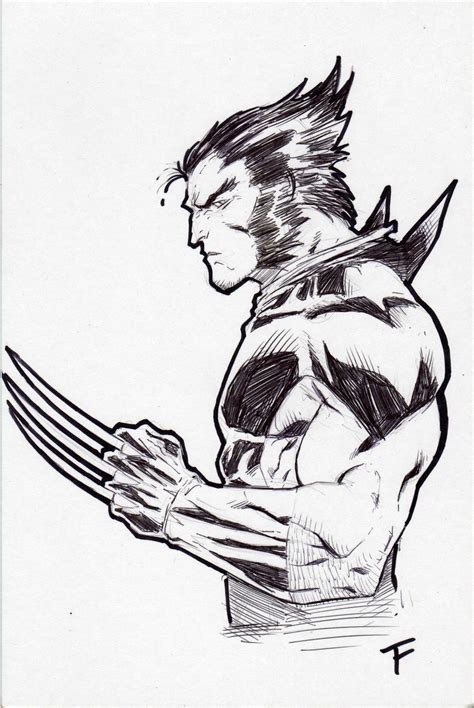 Wolverine Sketch By Kid Destructo On Deviantart