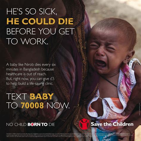 Save The Children Overground Ads Look At That Picture Good Agency