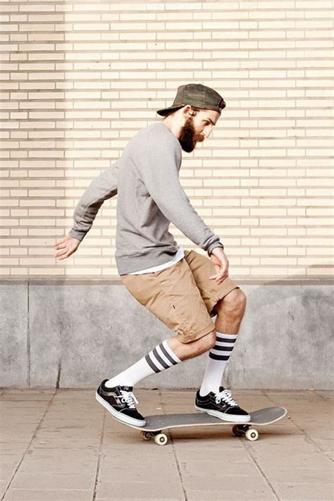 Skater Look การแต่งตัวแนวสเก็ตเตอร์คูล ๆ Moda Skate Moda Masculina