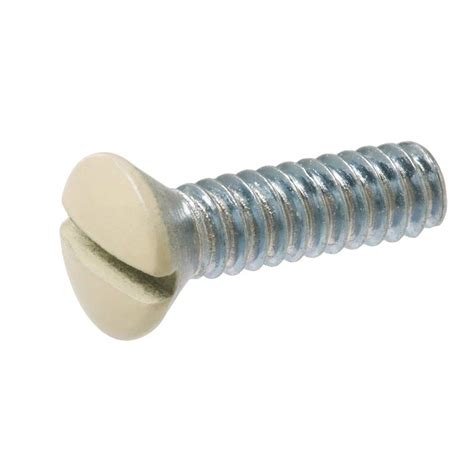 Crown Bolt 6 32 X 12 In Slotted Oval Head Machine Screws 2 Pack