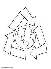 Get free printable coloring pages for kids. Earth Day Coloring Pages. Free Printable Recycling Pictures.