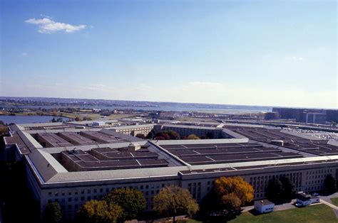 Aerial View Of The Pentagon Arlington Virginia Digital File From