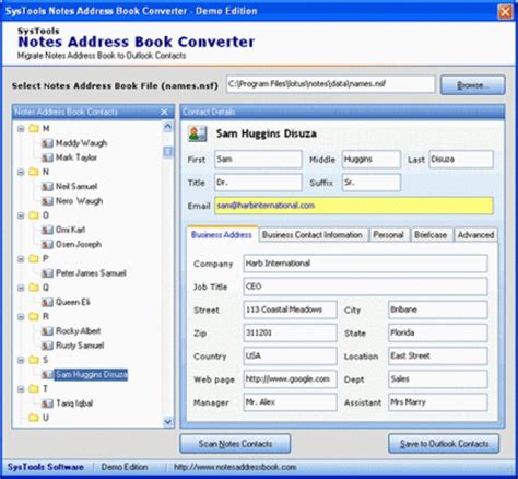 Lotus Notes Address Book To Outlook Download And Review
