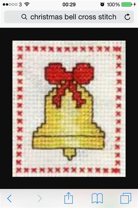 Collection by debbie hower • last updated 4 weeks ago. Christmas bell | Cross stitch, Cross stitch patterns ...