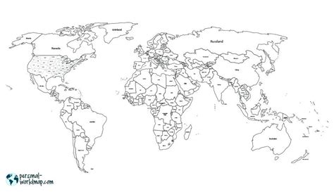 Weltkarte schwarz weiß umrisse dekorieren bei das haus. world map with country names printable new map africa ...