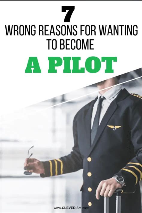 7 Wrong Reasons For Wanting To Become A Pilot In 2022 Becoming A