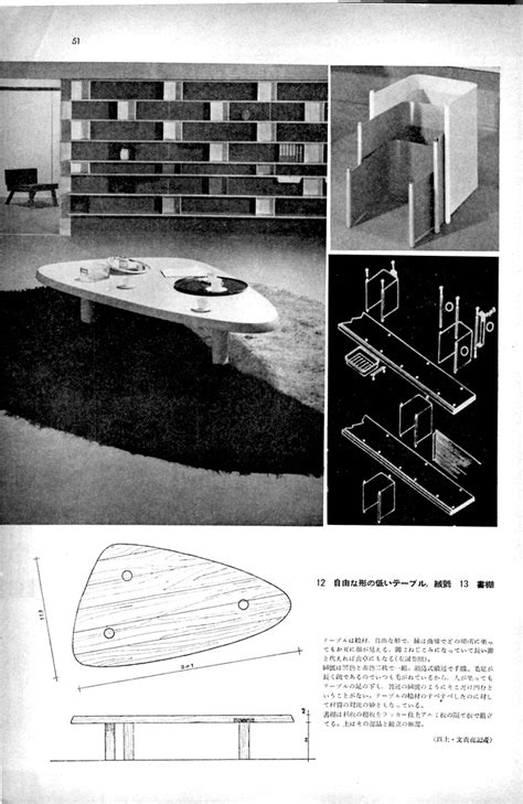 Perriands Furniture Kogei News Magazine 1955 P51 88 Mobilier