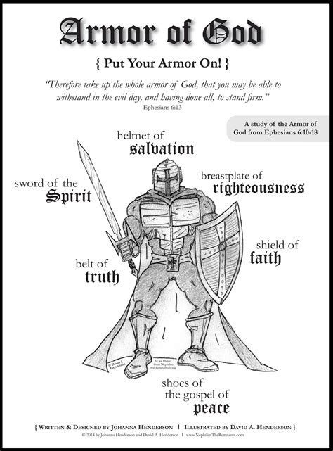 Armor Of God Printable Pdf Printable World Holiday