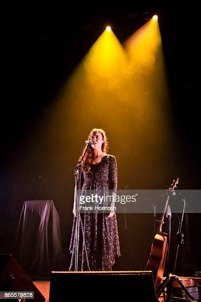 Irish Singer Lisa Hannigan Performs Live On Stage In Support Of The