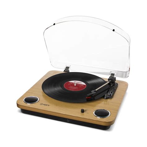 Ion Max Lp Usb Turntable With Integrated Speakers Gear4music