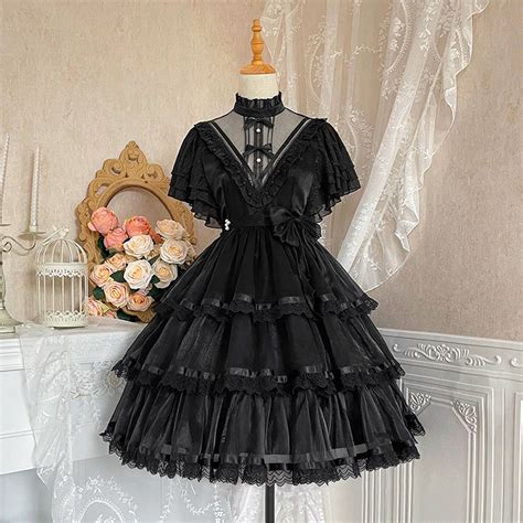Lowest Prices Around Forthery Women Lolita Gothic Dress Vintage Cross