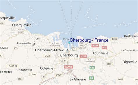 Cherbourg France Map