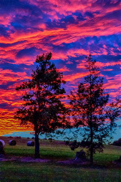 sunset in a pennsylvania field photograph by john haldane fine art america