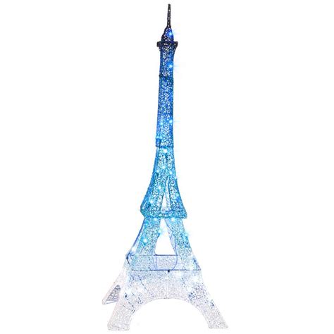 Holiday Living Pre Lit Eiffel Tower Sculpture With Multi Function