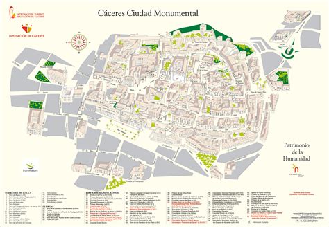 Cáceres Ciudad Monumental Tamaño Completo