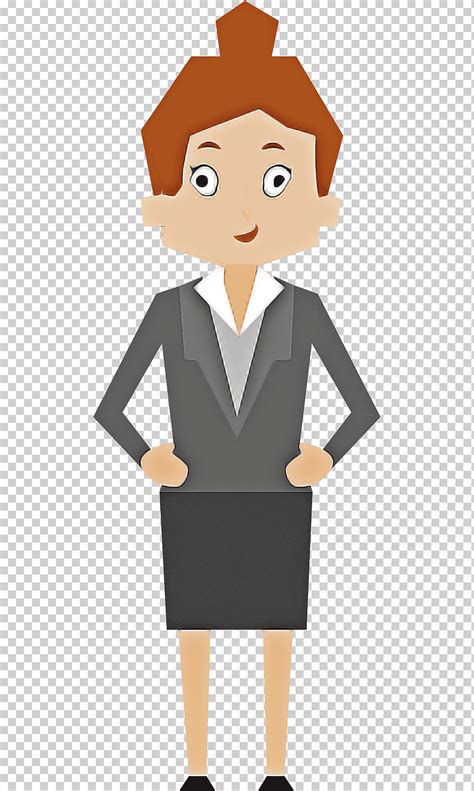 Estilo De Dibujos Animados Personas Trabajos Ropa Formal Clipart De